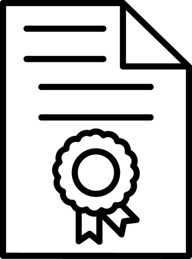 zertifiziert Vektor Symbol