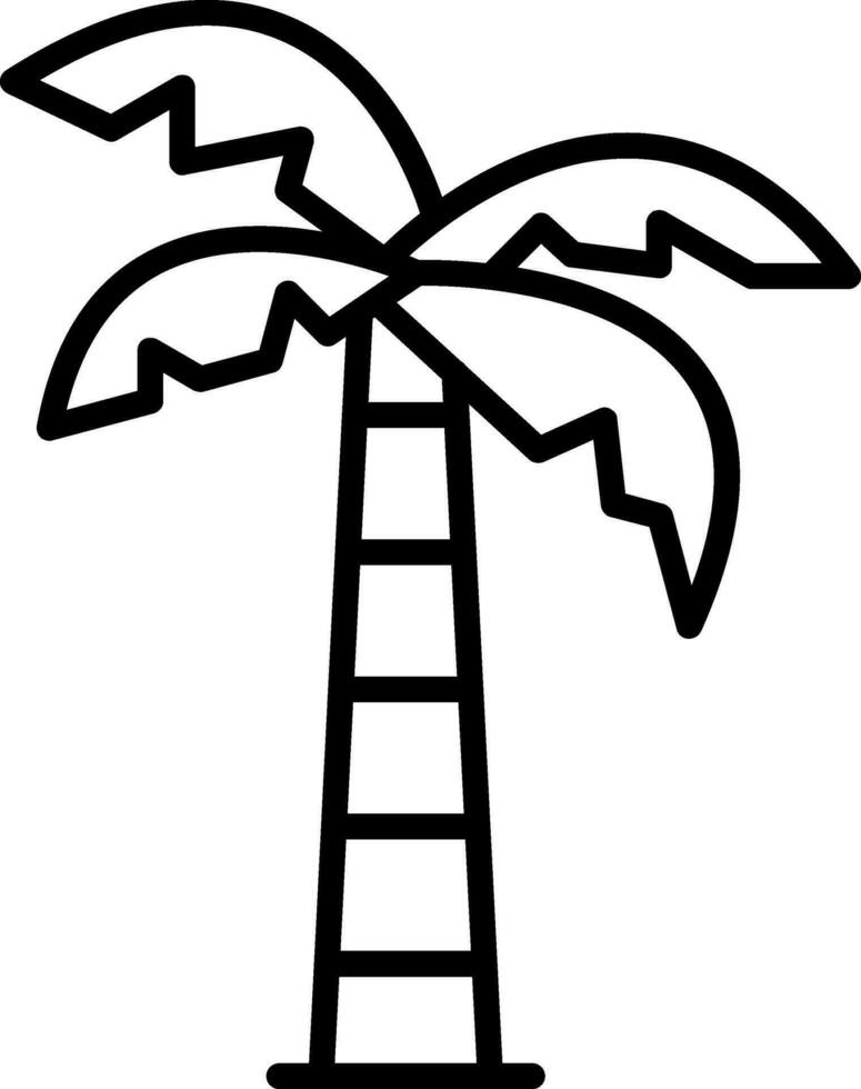 Palme-Vektor-Symbol vektor