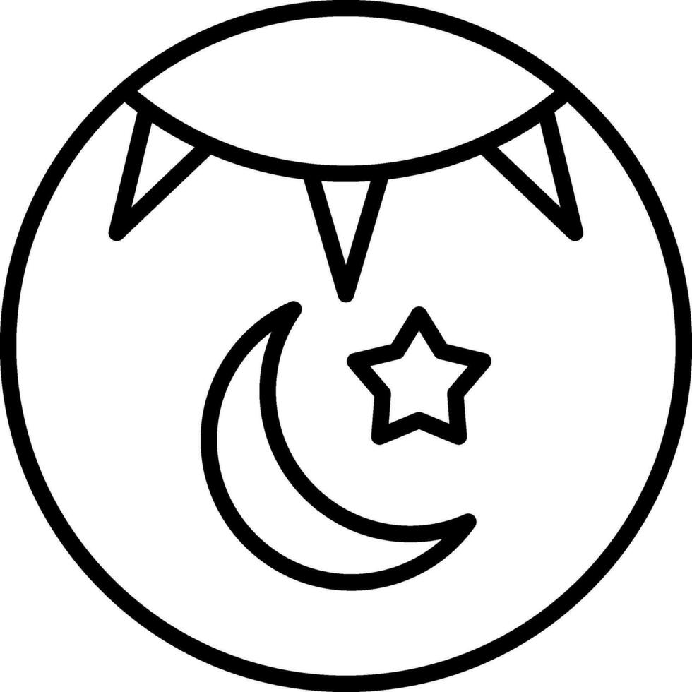 Girlanden-Vektor-Symbol vektor