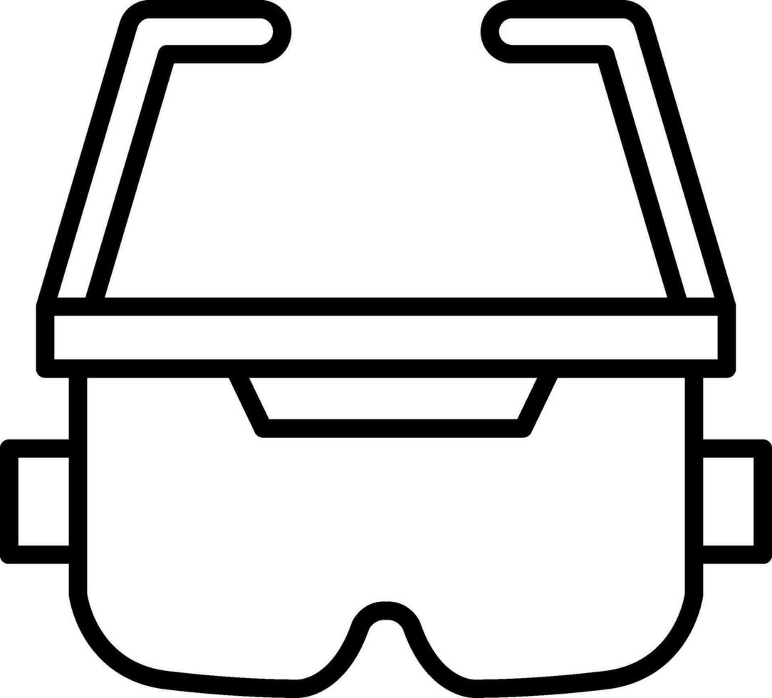 Vektorsymbol für AR-Brille vektor