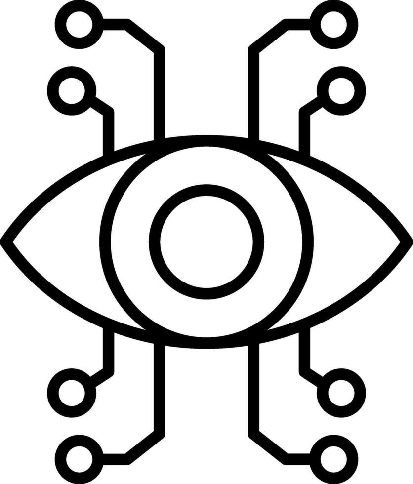 bionisch Auge Vektor Symbol