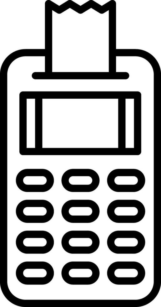 pos terminal vektor ikon