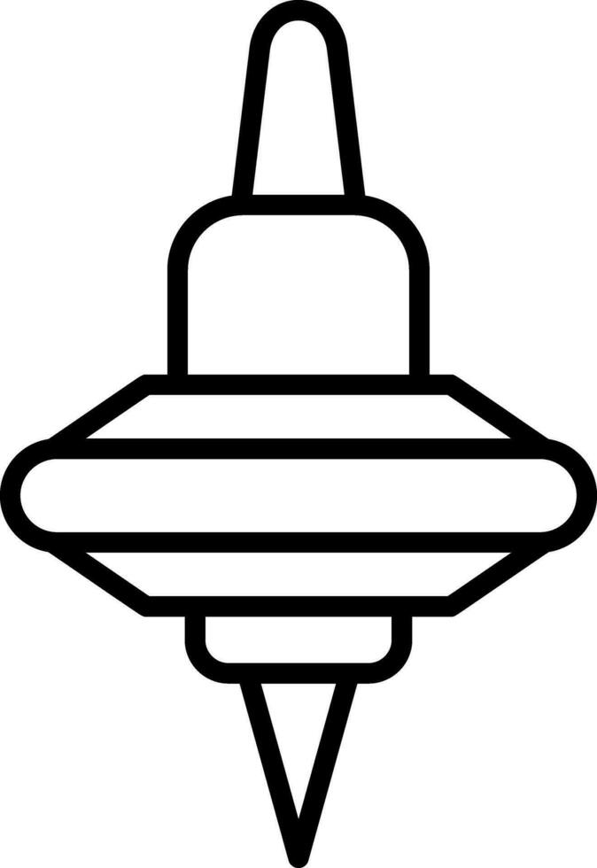 Kreisel-Vektor-Symbol vektor