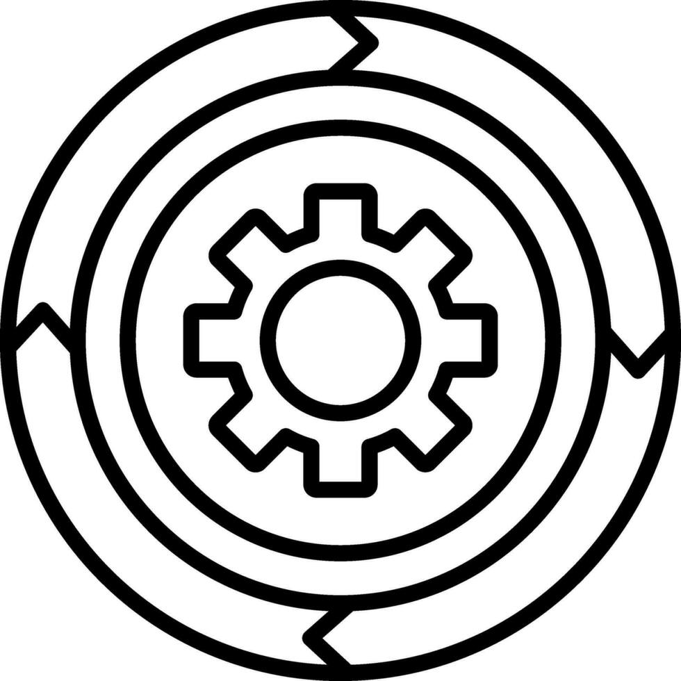 Kreisdiagramm-Vektorsymbol vektor