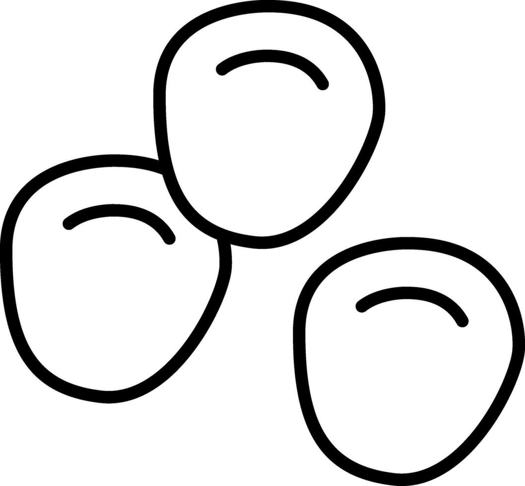 Kichererbsen Vektor Symbol