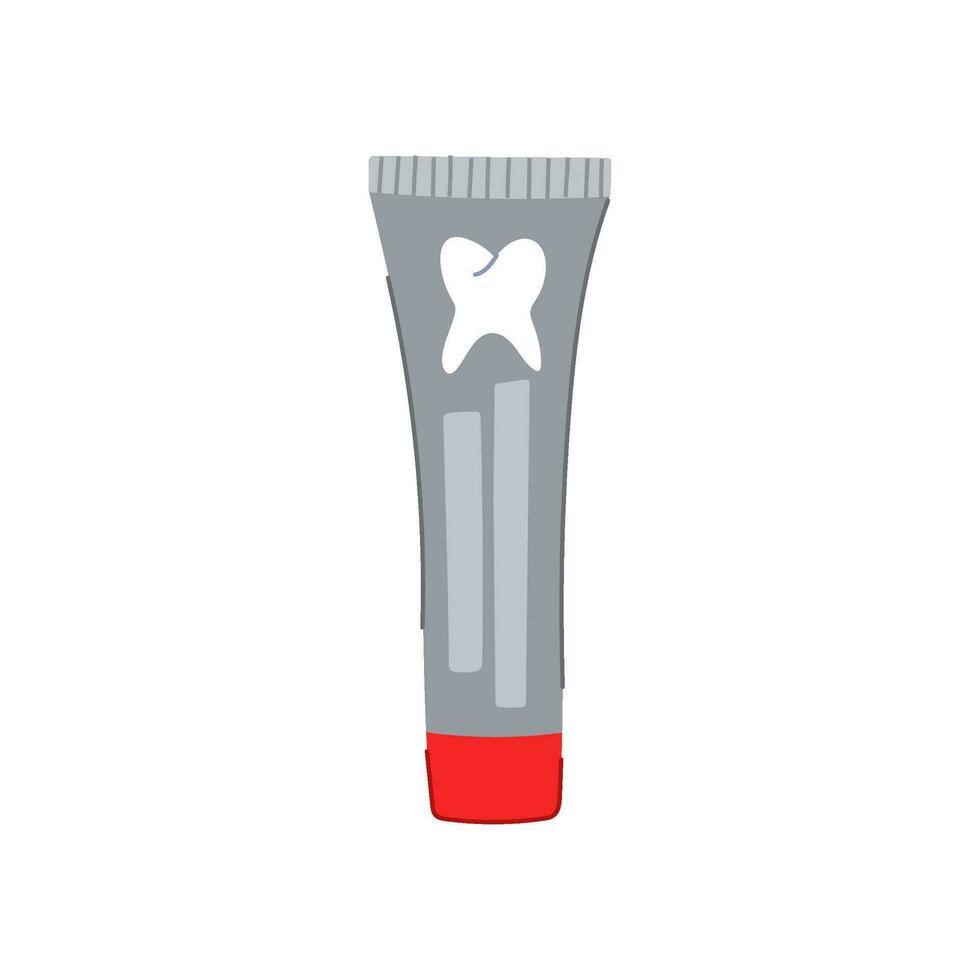 medicinsk tandkräm tecknad serie vektor illustration
