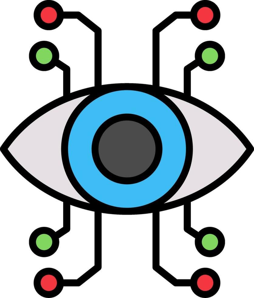 bionisch Auge Vektor Symbol