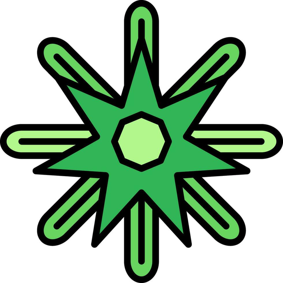 Pädiastrum Simplex Vektor Symbol