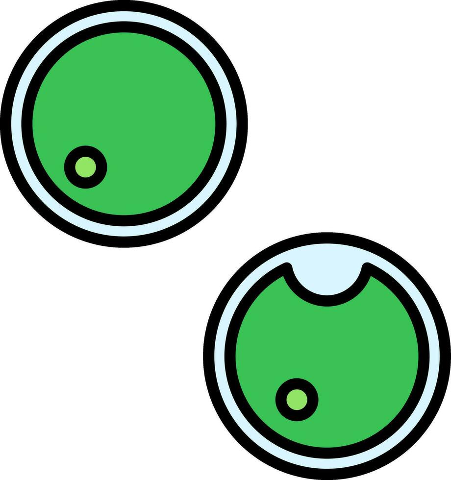 Chlorella vulgaris Vektor Symbol