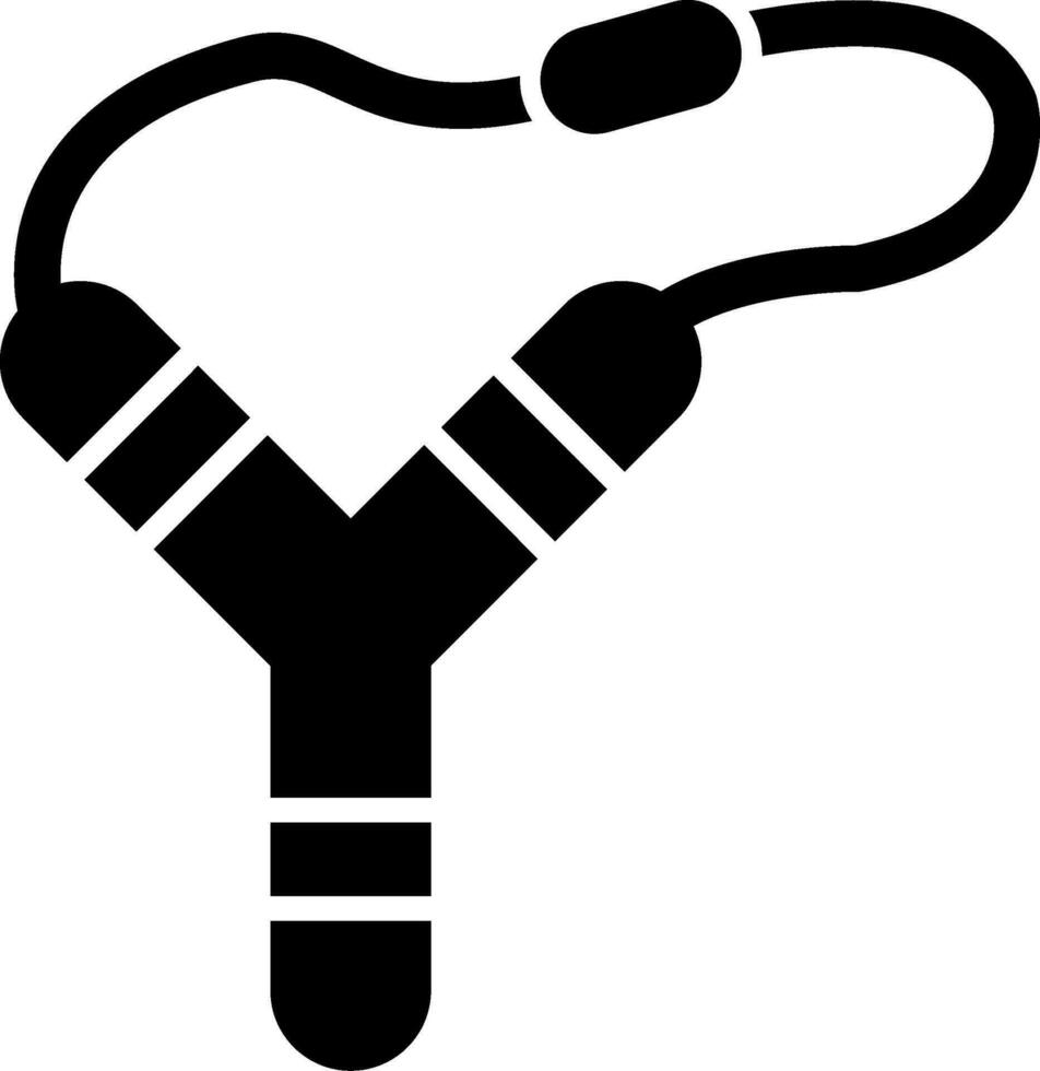 Schlinge Schuss Vektor Symbol