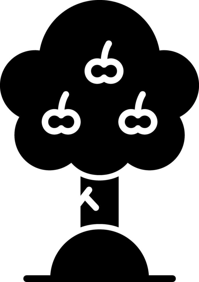 Apfel Baum Vektor Symbol