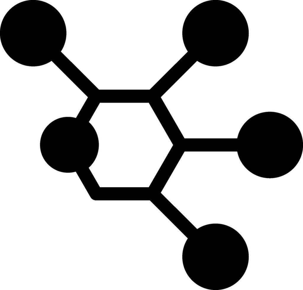 Molekül-Vektor-Symbol vektor