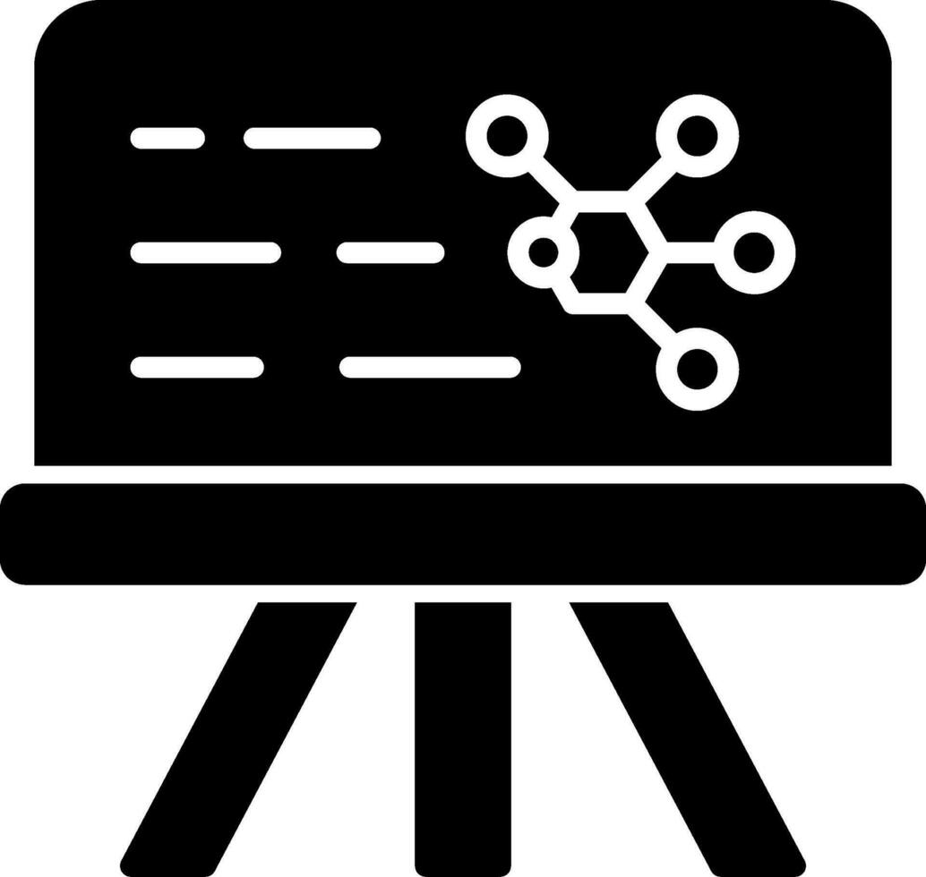 Wissenschaft Präsentation Vektor Symbol