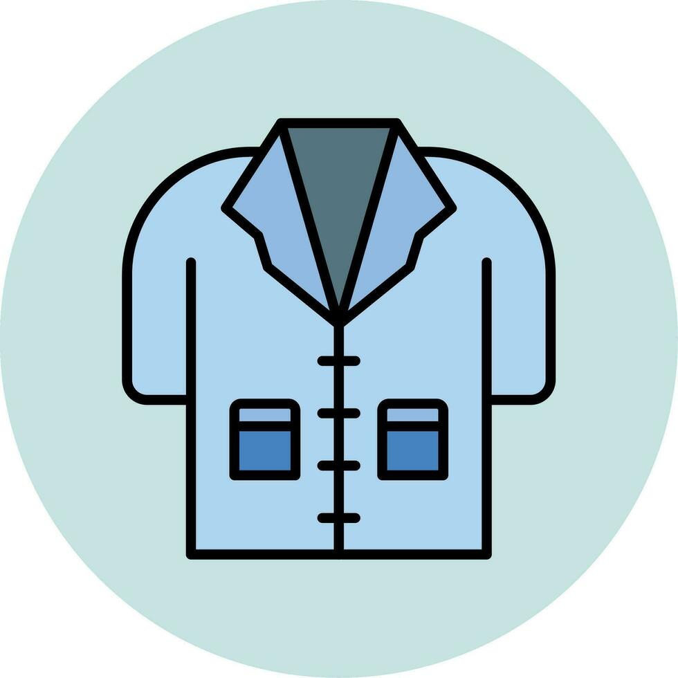 Labor Mantel Vektor Symbol