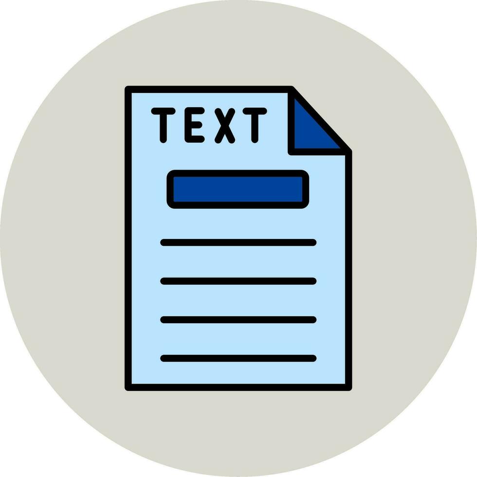 Textvektorsymbol vektor