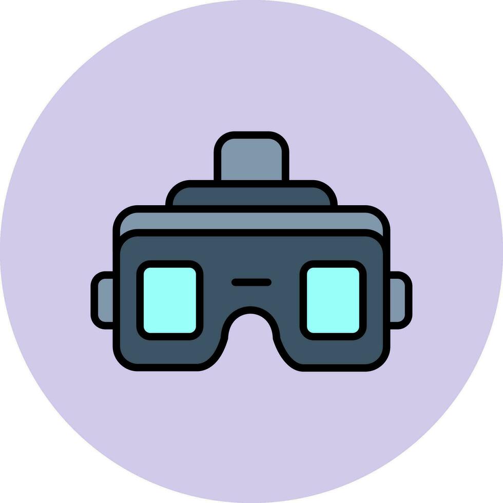 VR-Brille-Vektorsymbol vektor