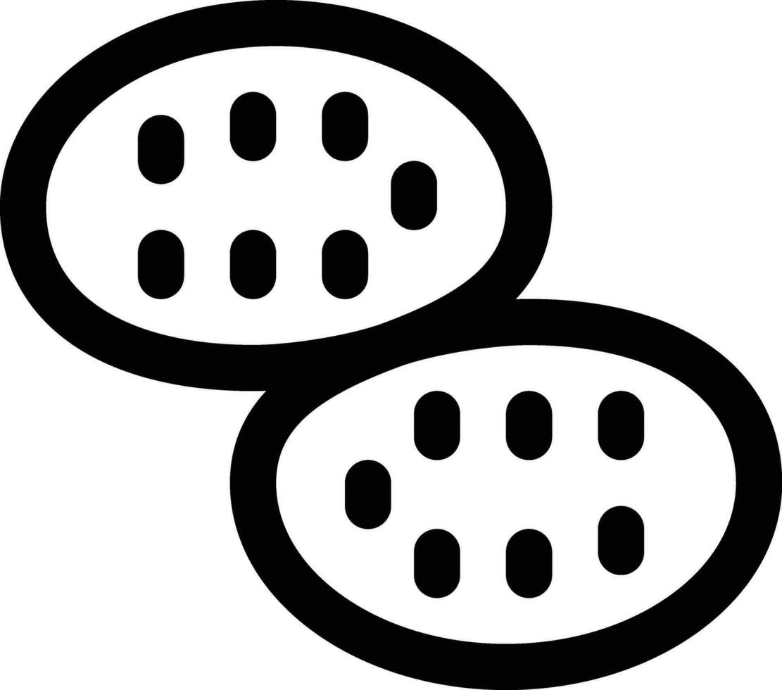 Kartoffeln Vektor Symbol