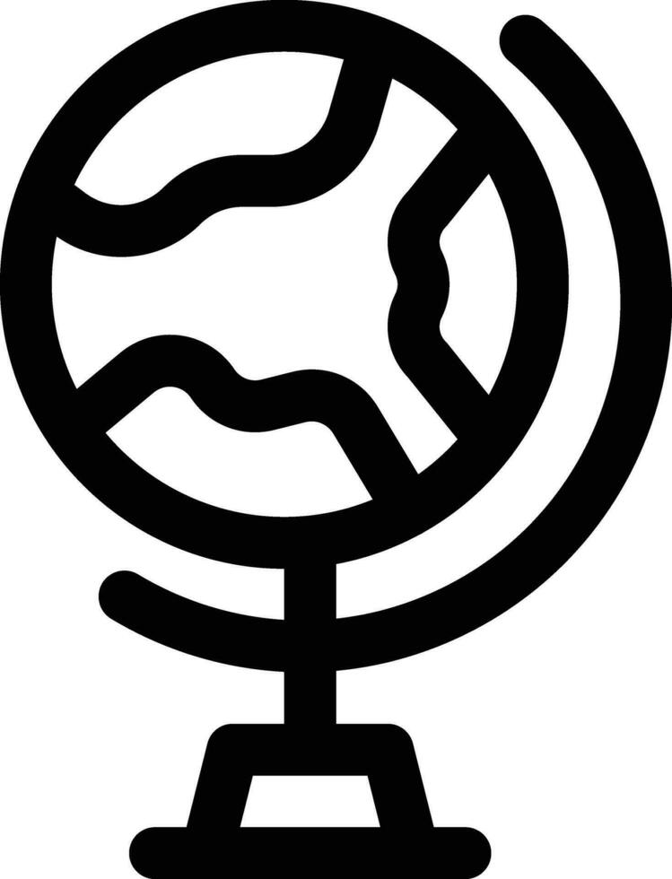 Globus Stand Vektor Symbol