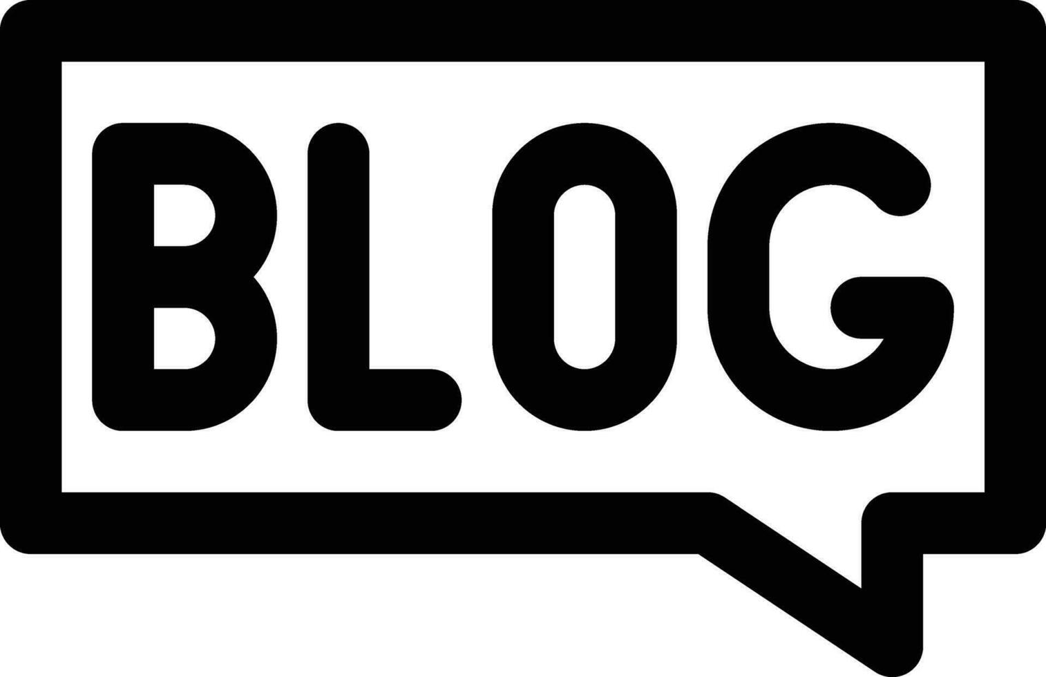 blog vektor ikon