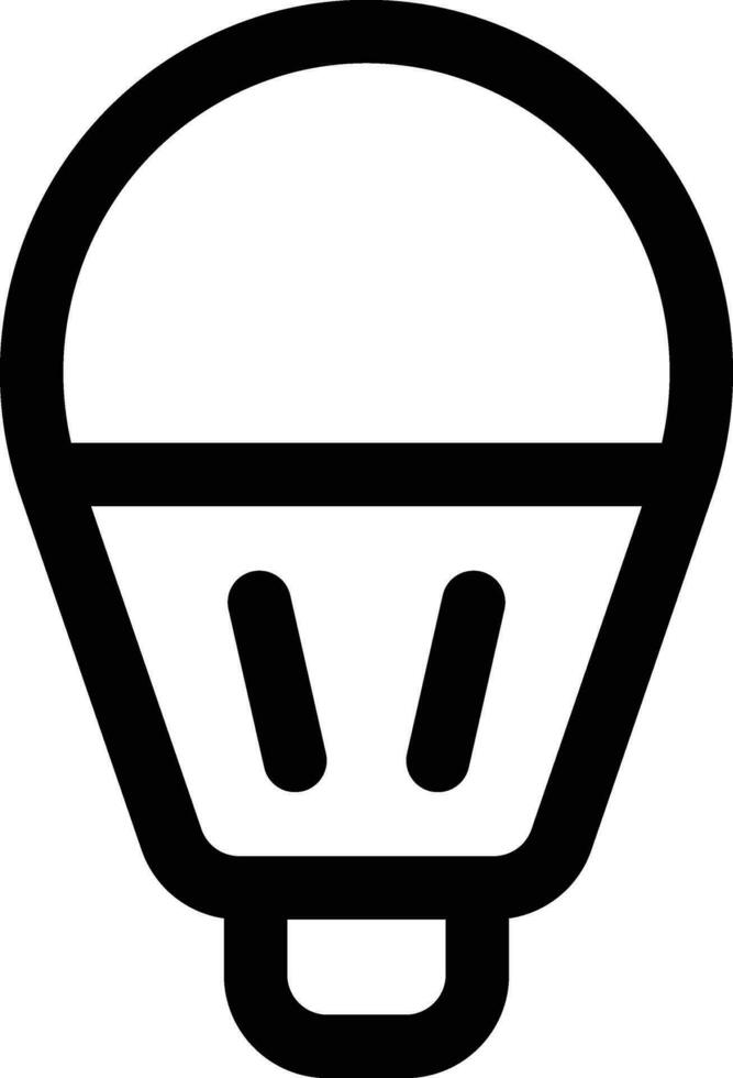 led Glödlampa vektor ikon