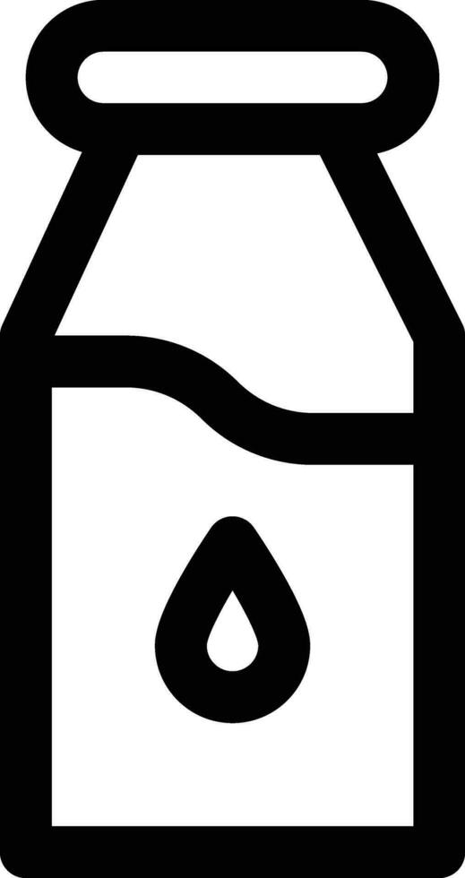 Milch Flaschen Vektor Symbol