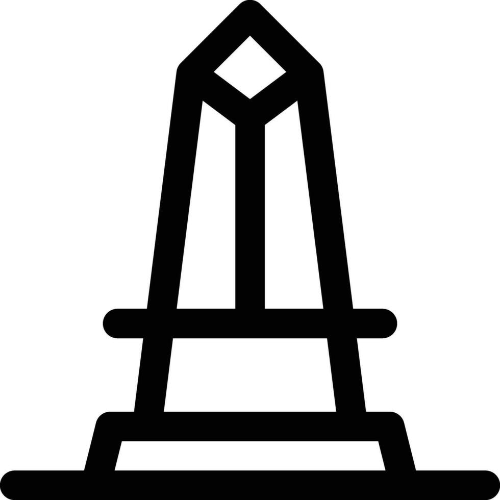 obelisk vektor ikon