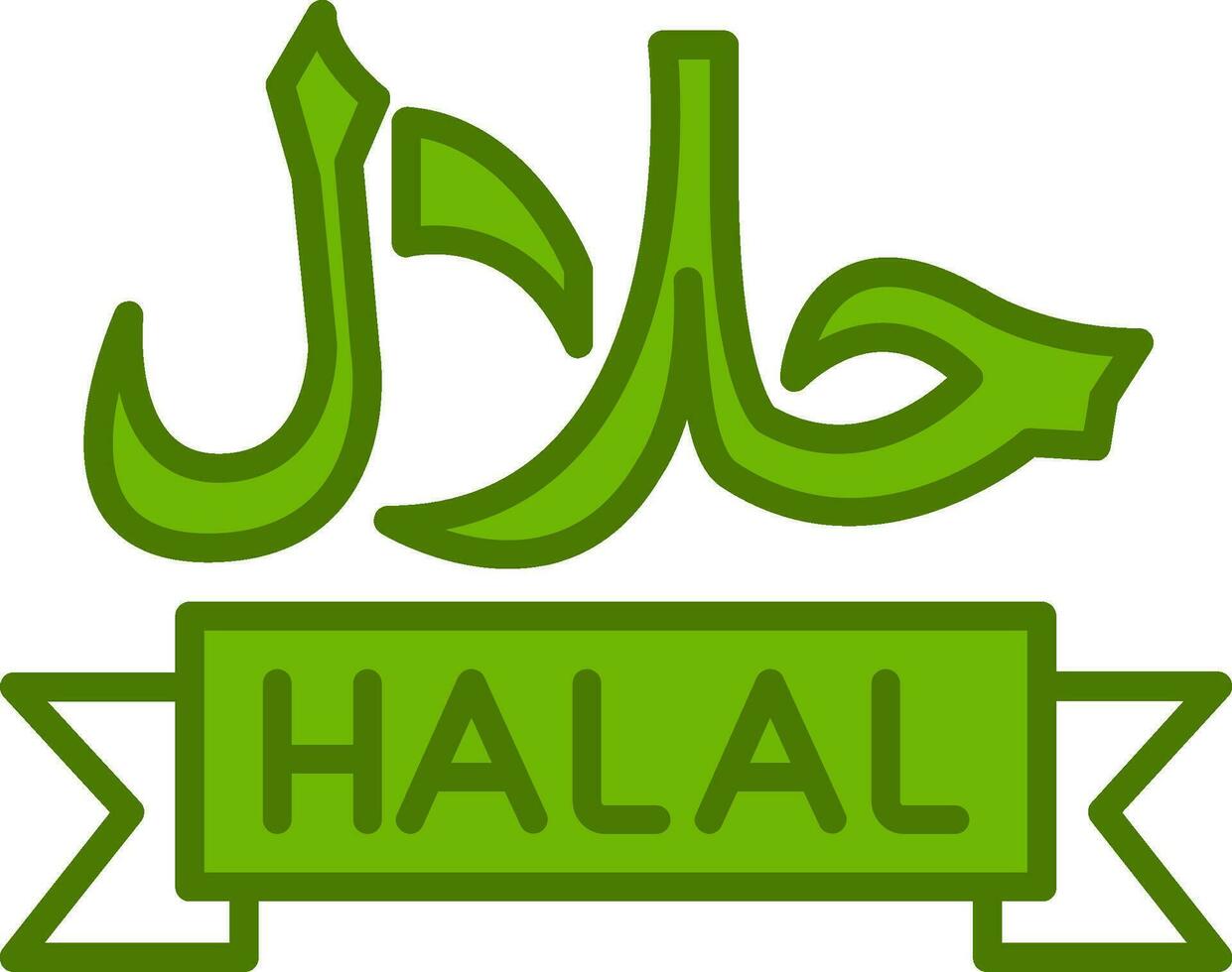 halal vektor ikon