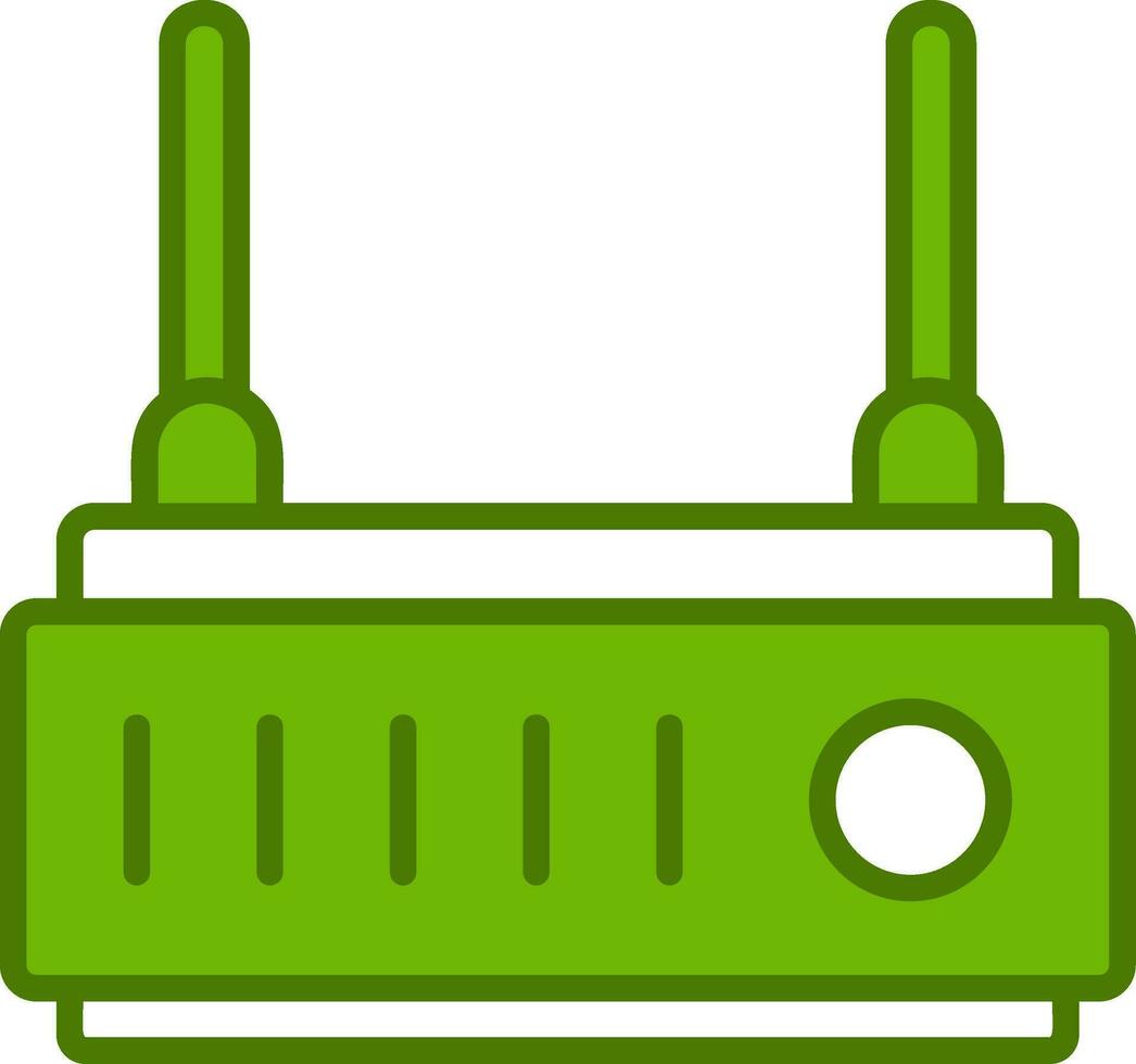 WLAN-Router-Vektorsymbol vektor