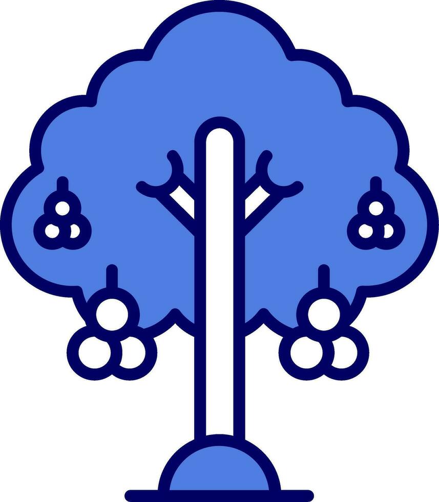 Eberesche Vektor Symbol