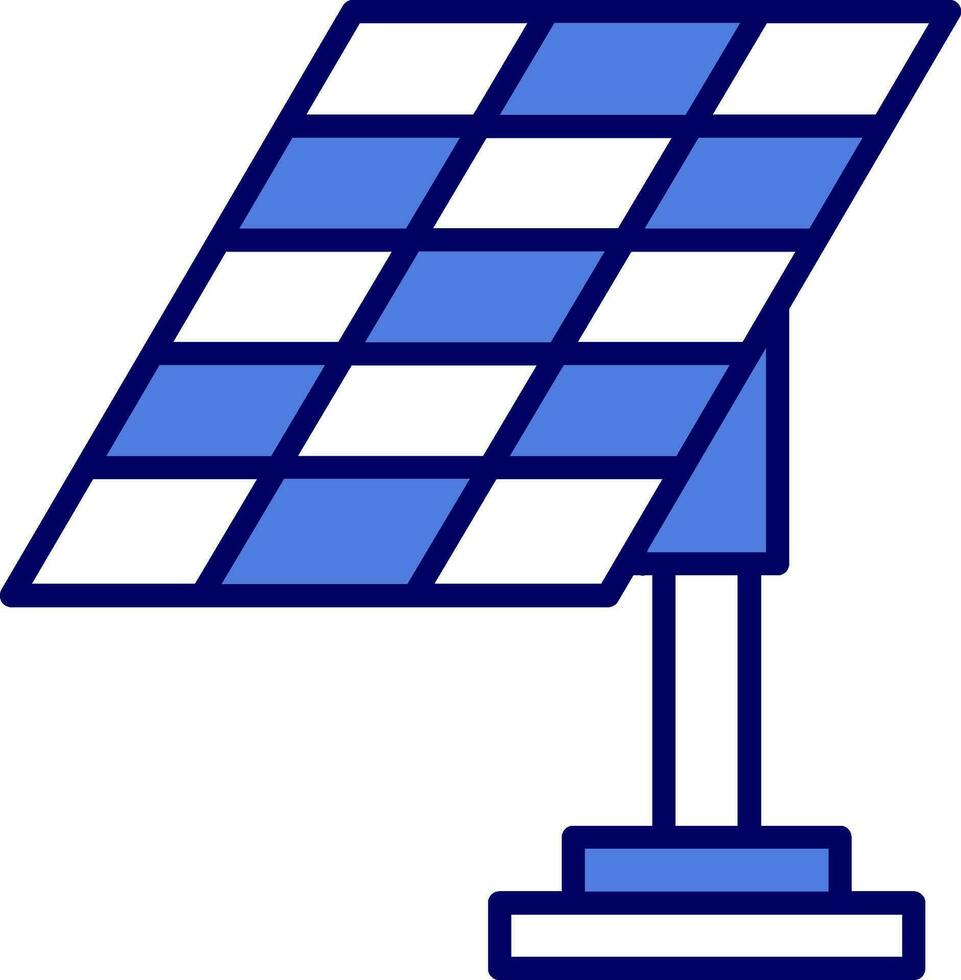 Vektorsymbol für Solarpanel vektor