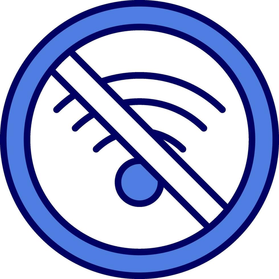 kein WLAN-Vektorsymbol vektor