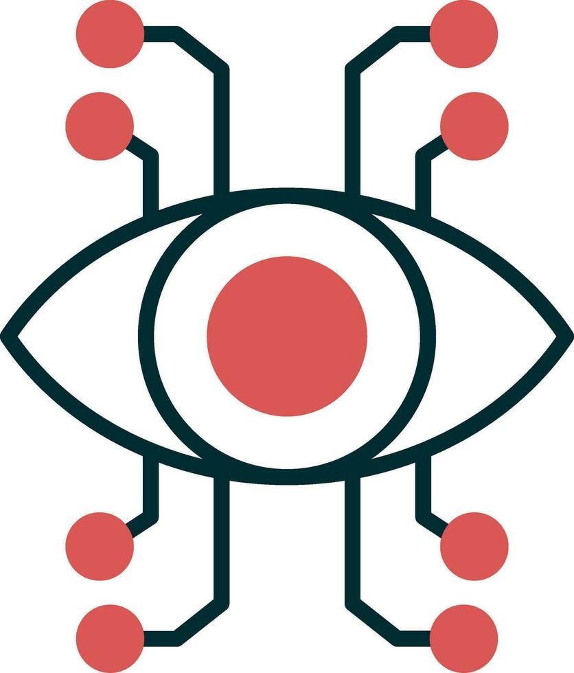 bionisch Auge Vektor Symbol