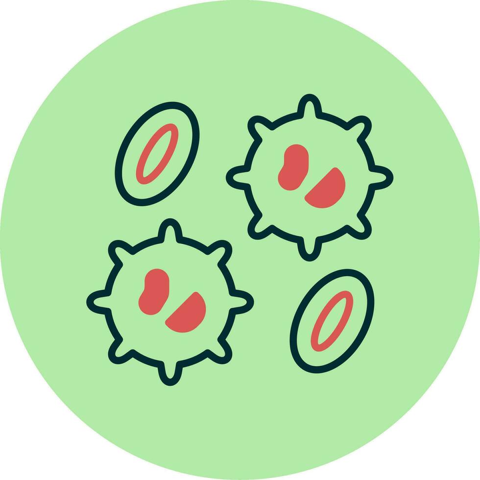 vit blod cell vektor ikon