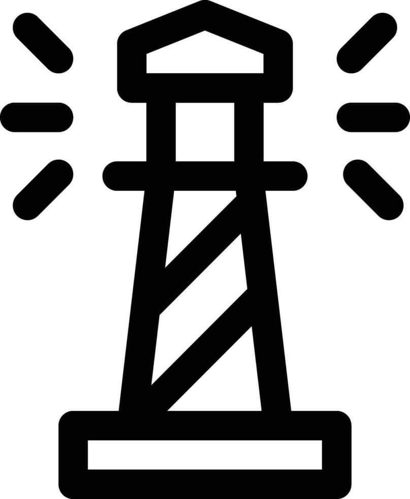 Leuchtturm-Vektor-Symbol vektor