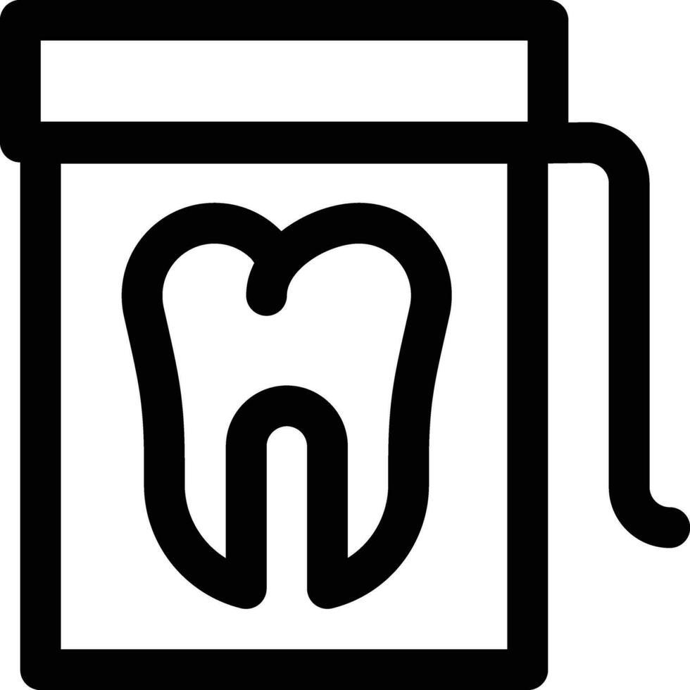 Dental Zahnseide Vektor Symbol