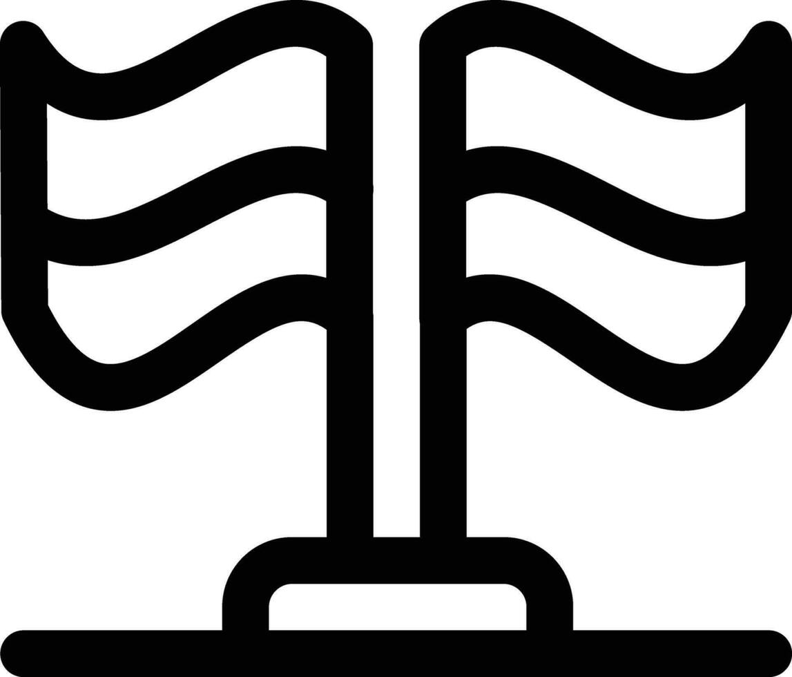 Flaggen-Vektor-Symbol vektor