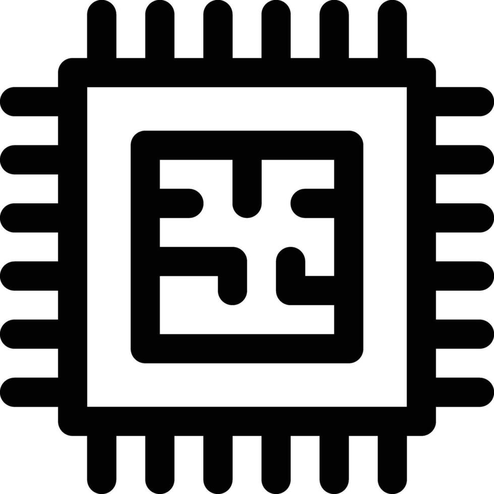 Zentralprozessor Prozessor Vektor Symbol