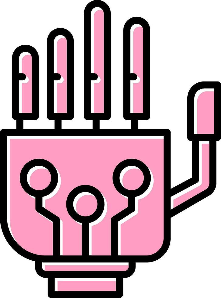 Roboter Hand Vektor Symbol