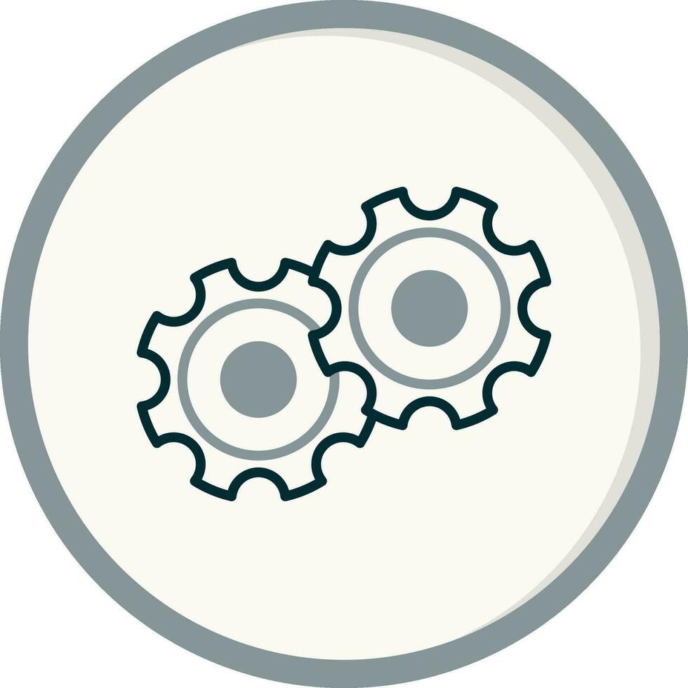 kugghjul vektor ikon