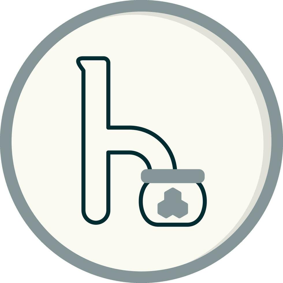 klein h Vektor Symbol