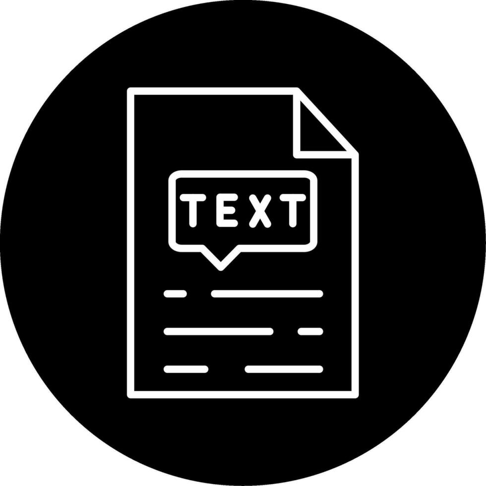 Textvektorsymbol vektor