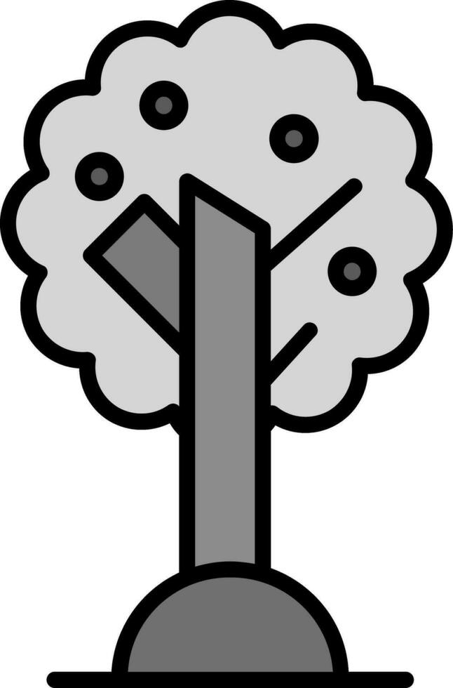 oliv träd vektor ikon