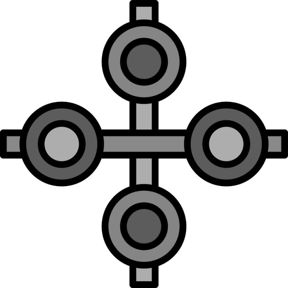 Versatz Vektor Symbol