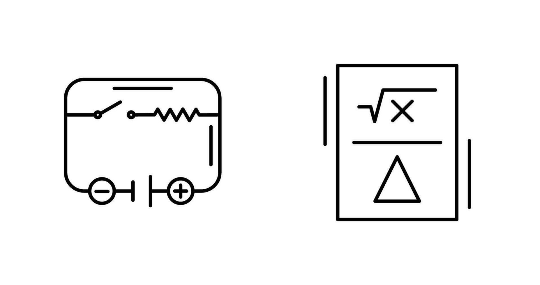 Abakus und Pendel Symbol vektor