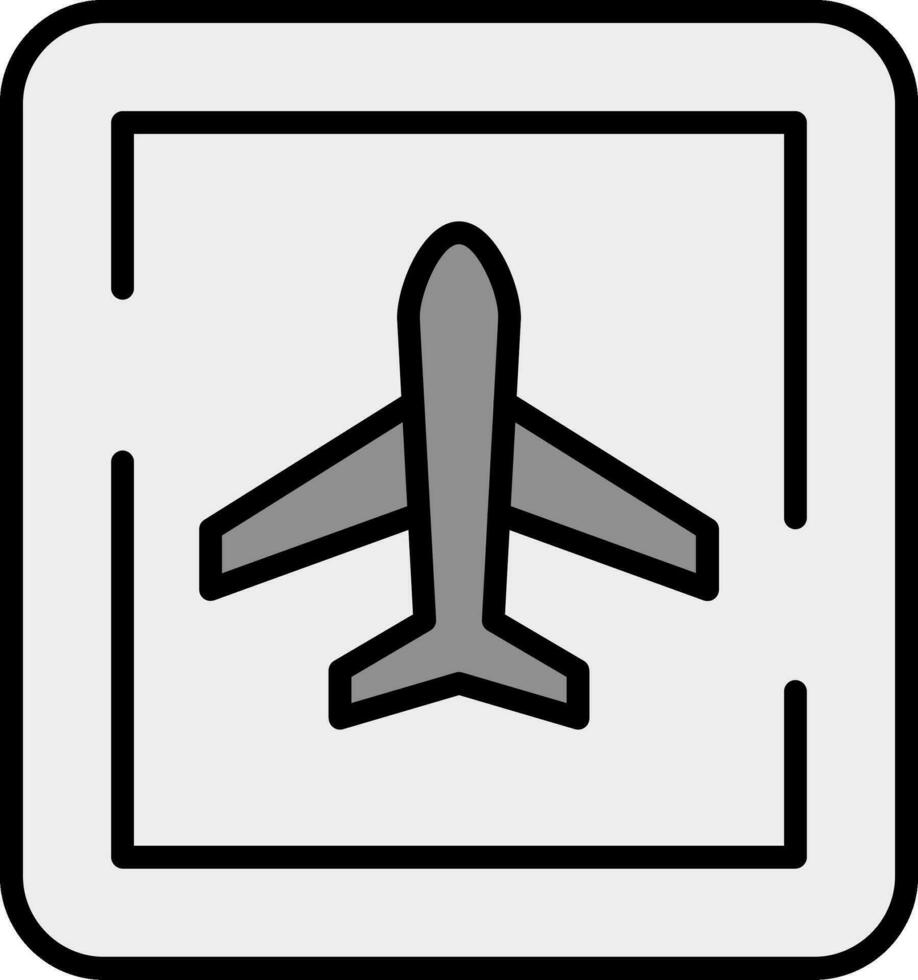 Flughafen Zeichen Vektor Symbol