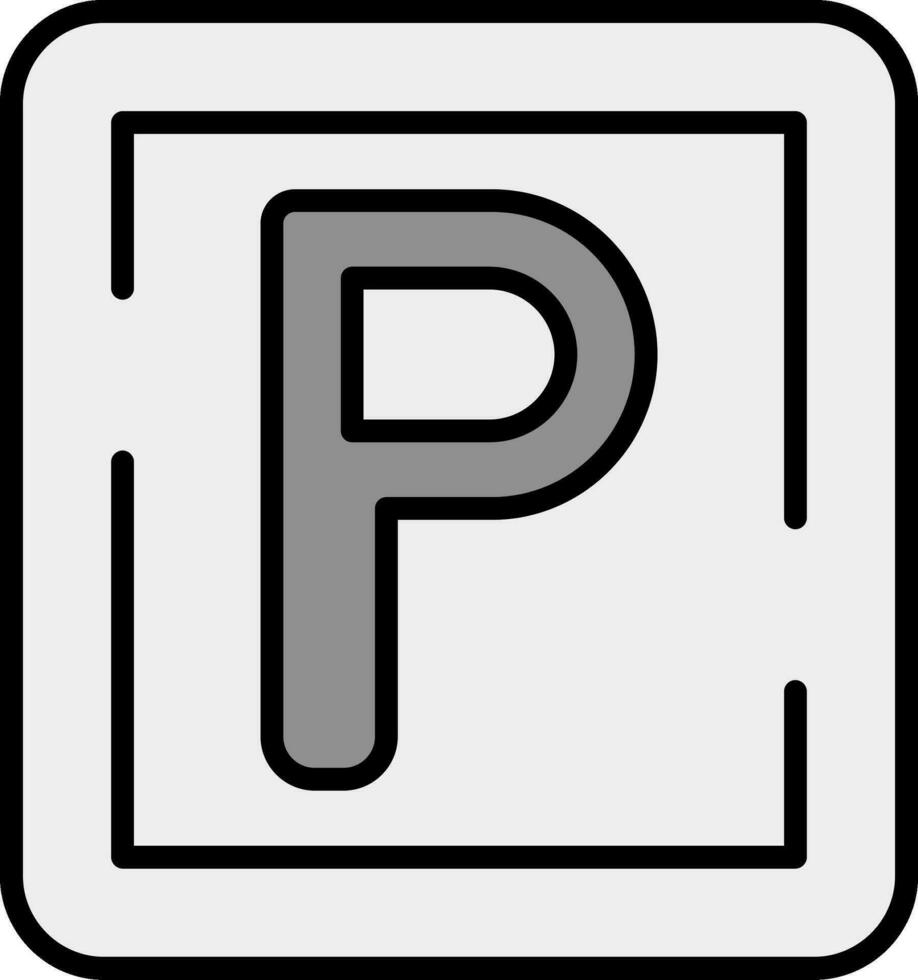 Parkschild-Vektorsymbol vektor