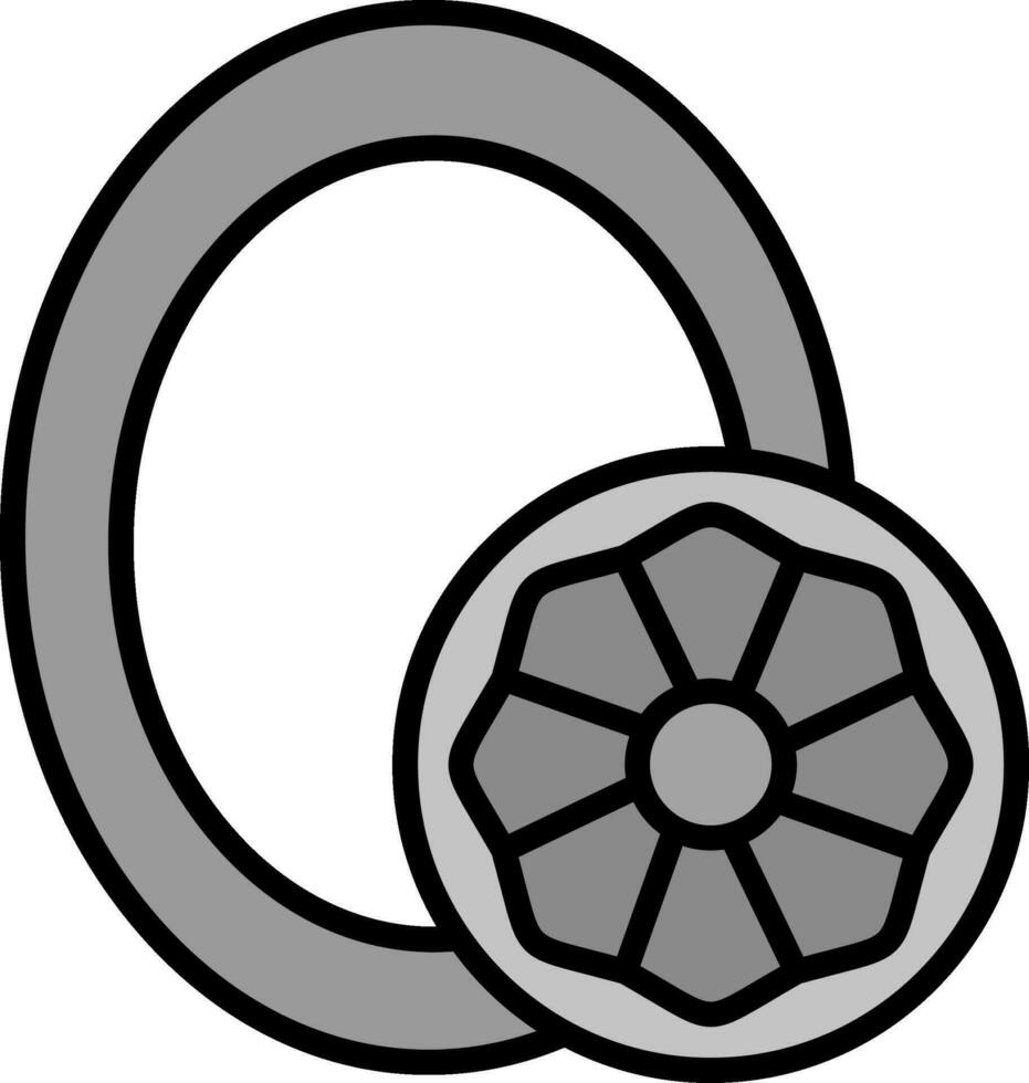 Hauptstadt Ö Vektor Symbol