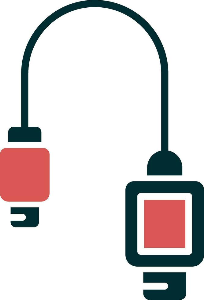 Vektorsymbol für USB-Kabel vektor