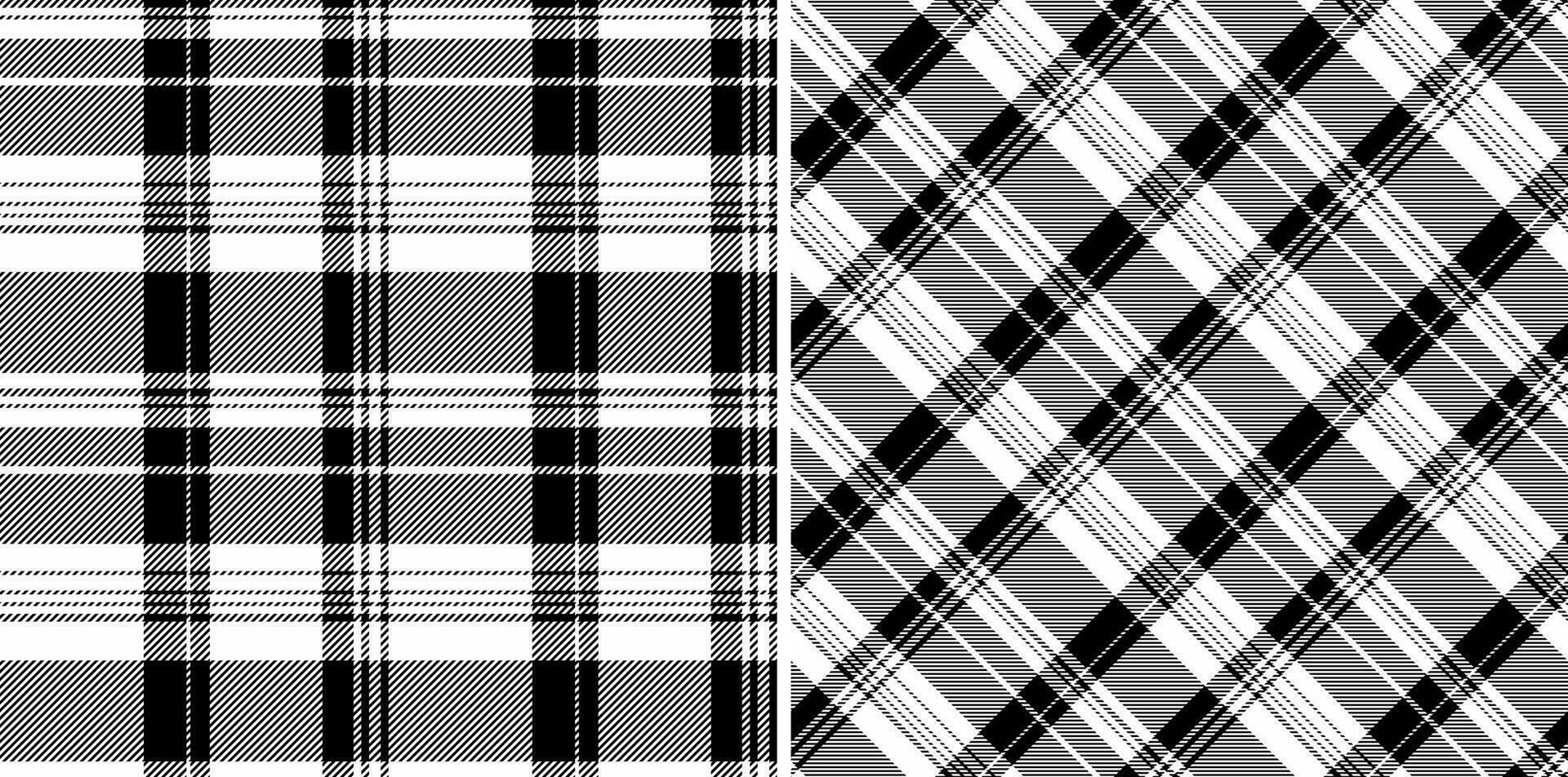 Textur prüfen Muster von Stoff Tartan Plaid mit ein Textil- Hintergrund Vektor nahtlos.