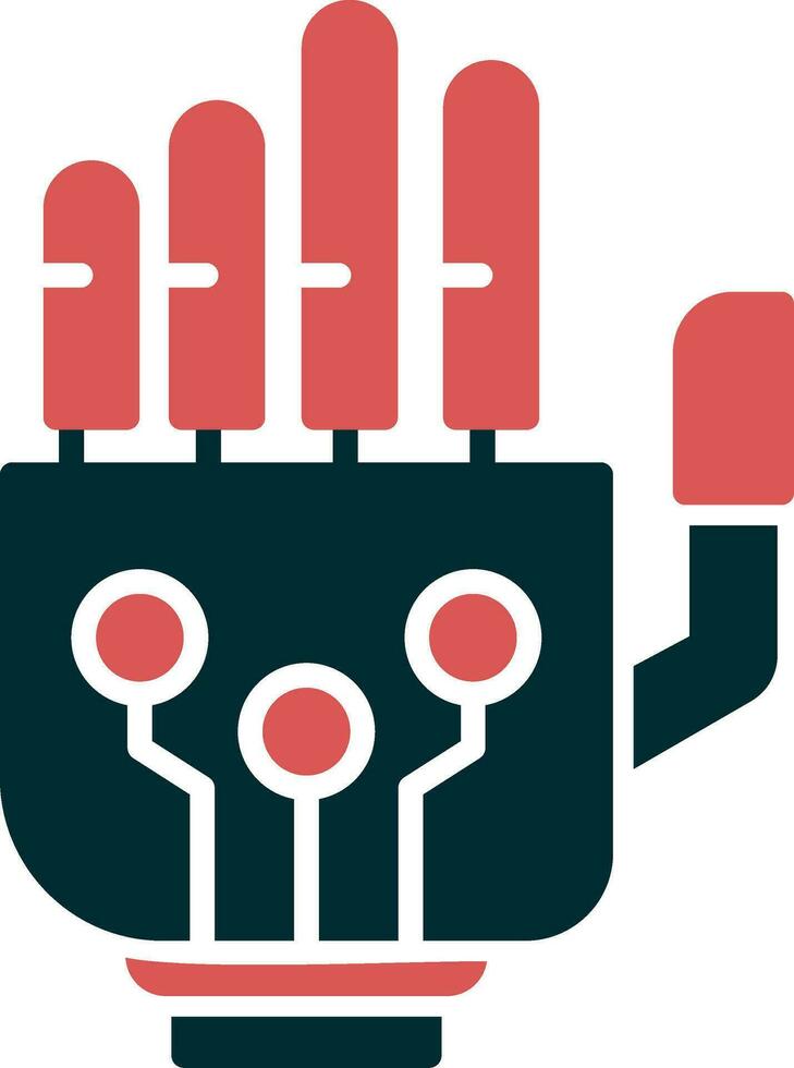 Roboter Hand Vektor Symbol